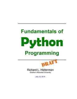 fundamentals of python lambert pdf